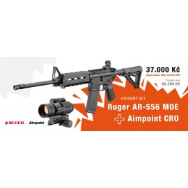 Výhodný set Ruger AR-556 MOE + Aimpoint CRO