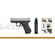 Glock 43X Silver Slide